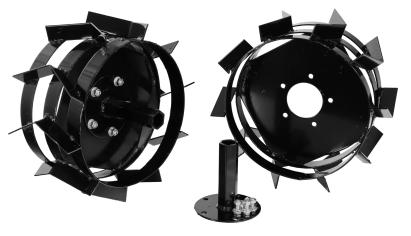 Set 2 roți metalice ProGarden 350x6 cu manicot 23 mm pentru motocultor