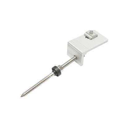 Set clemă L pentru acoperiș din tablă cu bolt 10x250 mm pentru panou solar