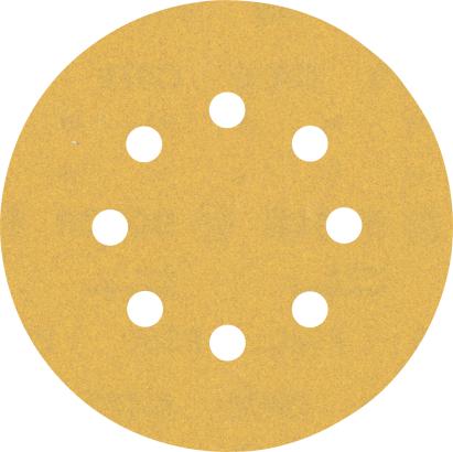 Set 5 foi abrazive Bosch C470, 125 mm, granulatie 180, 8 gauri