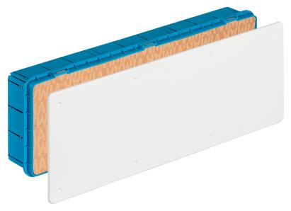 Doză încastrată Vimar 10 module 70009, alb, 70x154x479 mm