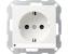 Priză încastrată Vimar 16A 250V albă, 79x88x58 mm pentru interior