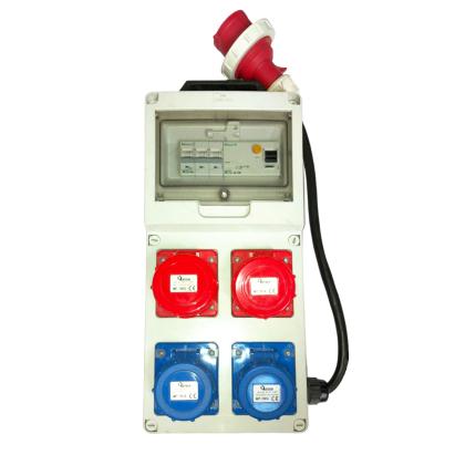 Tablou electric de santier precablat 9kW, IP67, 2x230V + 2x380V