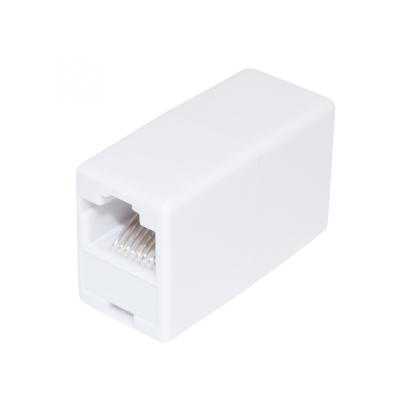 Mufă prelungitor RJ45 pentru cablu UTP/FTP, 8P/8C, crem