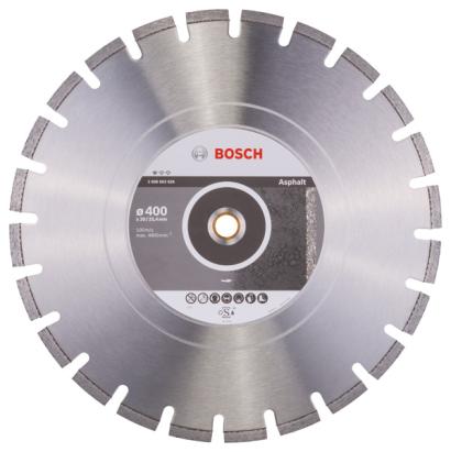 Disc diamantat Bosch pentru asfalt 400 mm, gaură 20/25,4 mm
