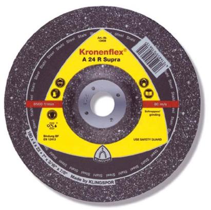 Disc de polizat pentru otel si inox SUPRA GEK 230x22x4 mm