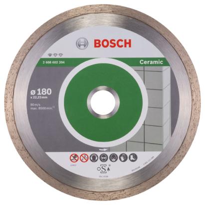 Disc diamantat Bosch Standard for Ceramic 180 mm pentru tăiere ceramică