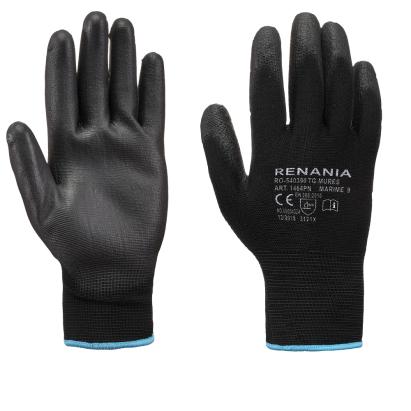 Mănuși de protecție mecanică Sensor Black C200 cu poliuretan