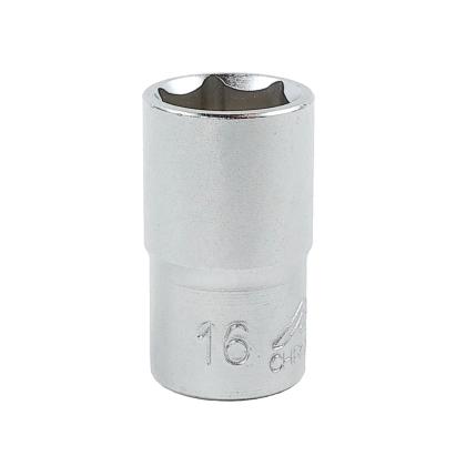 Cheie tubulară hexagonală 1/2 inch, 16 mm, din crom-vanadiu