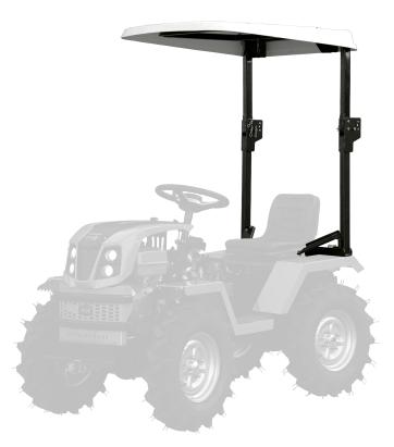 Protecție ploaie și soare cu anti roll bar pentru ProGarden Campo T12/T18