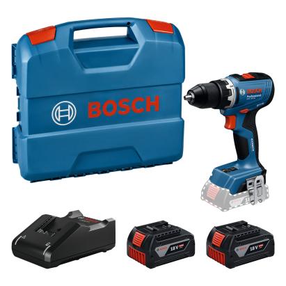 Masina de gaurit si insurubat Bosch GSR 18V-65 cu 2 acumulatori, incarcator si L-Case