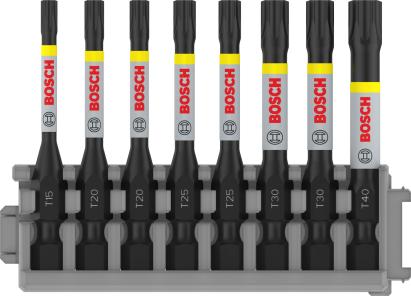 Bosch Set mixt 8 biti Torx 55mm 1/4"
