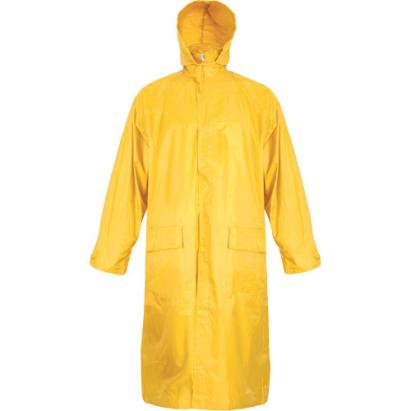 Pelerina impermeabila galbena cu gluga Renania Duren Fas, 130 cm, XL