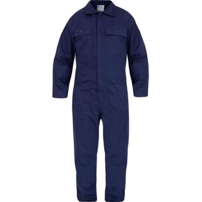 Combinezon de lucru din doc 250 g/mp, bluemarin-galben, marimea XL
