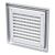 Grila de ventilatie Vimar MV 121S alba, 187x187 mm, cu plasa antiinsecte