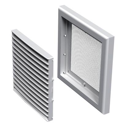 Grila de ventilatie Vimar MV 121S alba, 187x187 mm, cu plasa antiinsecte