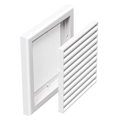 Grila de ventilatie Vimar 140x140 mm alba cu plasa antiinsecte
