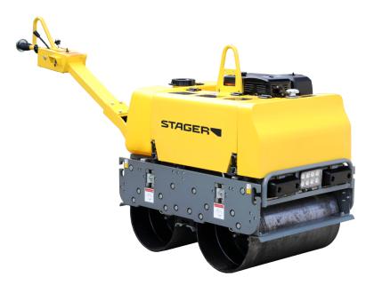 Cilindru vibrocompactor dublu Stager CDV65-2 cu motor Loncin 14 HP