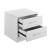 Nachttisch Jette mit 2 Schubladen 38x37x34 cm Weiß [en.casa]