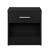 Nachttisch mit Schublade Jette 36,5x38x29,5 cm Schwarz [en.casa]