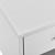 Nachttisch Jette 36,5x38x29,5 cm mit Schublade Weiß [en.casa]