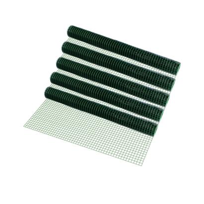 Set 5 role gard din plasă de sârmă verde 1x5 m, acoperit PVC