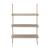 Raft suspendat de perete Arensburg, 3 polițe, 60 x 23,5 cm, aspect lemn