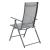 Set 2 scaune de grădină Kalamata gri deschis, pliabile, cu spătar reglabil