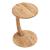 Masă laterală rotundă Holeby 56 x 38 cm, aspect lemn, [en.casa]