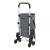 Carucior de cumparaturi pliabil cu urcare scari, 41 L, gri inchis