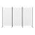 Paravan despărțitor Teruel, 3 panouri, 260x176 cm, alb, en.casa
