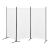 Paravan despărțitor Teruel, 3 panouri, 260x176 cm, alb, en.casa