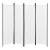 Paravan despărțitor Huesca cu 4 panouri, 200x171 cm, alb