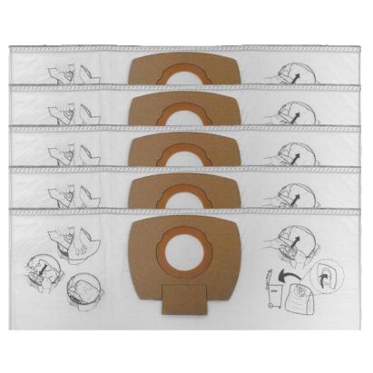 Set 5 saci de praf textili Makita P-72899 pentru aspiratoare VC