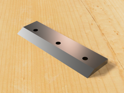 Cuțit ProGarden 200x57x10 mm din oțel pentru tocător TB120EN