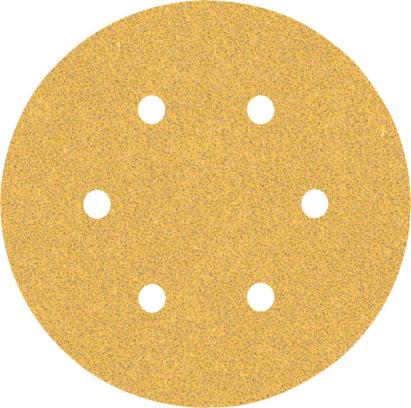 Set 5 foi abrazive Bosch C470, 150 mm, granulatie G60, 6 orificii