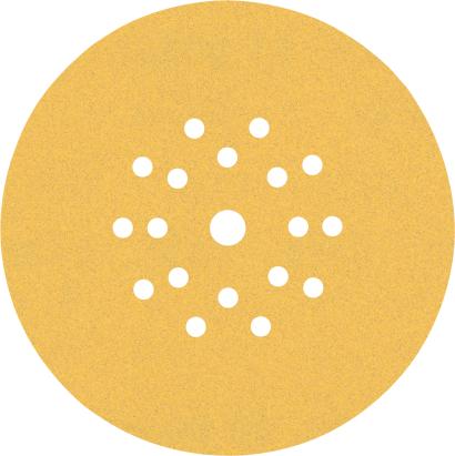 Set 5 foi abrazive Bosch C470, 225 mm, granulație 120, 19 orificii