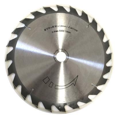 Panza circulara pentru lemn, PAL si MDF 315x30x3.6 mm, 24 dinti