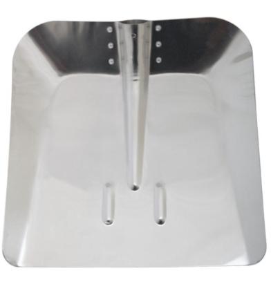 Lopata patrata din aluminiu pentru zapada, fara coada, 350x340 mm