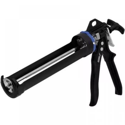 Pistol pentru silicon Dedra tip schelet, cu tub rotativ, 330 ml