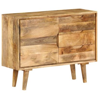 Dulap, 90x30x69 cm, lemn masiv de mango GartenMobel Dekor