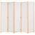 Paravan cameră, 5 panouri, crem, 200x170x4 cm, material textil  GartenMobel Dekor