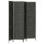 Paravan cameră cu 4 panouri, negru, 154x160 cm, zambilă de apă GartenMobel Dekor