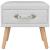 Noptieră, alb, 40 x 35 x 40 cm, piele ecologică GartenMobel Dekor