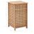 Coș de rufe, 39x39x65 cm, lemn masiv de nuc GartenMobel Dekor