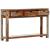 Masă consolă cu 3 sertare, 120x30x75 cm, lemn masiv de acacia GartenMobel Dekor