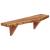 Rafturi de perete, 2 buc., 60x20x18 cm, lemn masiv de acacia GartenMobel Dekor