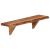 Rafturi de perete, 2 buc., 60x20x18 cm, lemn masiv de acacia GartenMobel Dekor