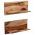 Rafturi de perete, 2 buc., 58x26x20 cm, lemn masiv de acacia GartenMobel Dekor