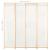 Paravan de cameră cu 4 panouri, crem, 160x170x4 cm, textil  GartenMobel Dekor