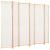 Paravan cameră, 6 panouri, crem, 240x170 x4 cm, material textil   GartenMobel Dekor